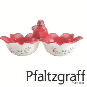BNIB Pfaltzgraff christmas Cardinal Server